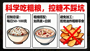 粗粮可以降糖？这些糖尿病防治误区要警惕