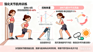 女性更易伤膝？这三个原因闹的