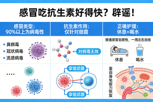 感冒时吃抗生素能好得更快吗？别再乱吃药伤身体了