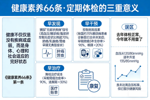 定期体检、保持健康体重……“健康素养66条”来了