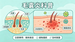 小小红点别忽视！带你全面了解高发皮肤病——毛囊炎