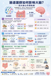 肠道菌群为什么会影响大脑？藏在我们肚子里的“隐形大脑”