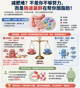 颠覆认知！80% 人减肥失败，竟输在肠道菌群上？