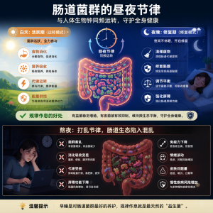 深夜不睡，你的肠道正在“求救”：熬夜如何通过肠道菌群摧毁你的健康！